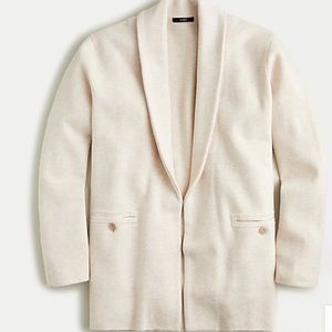 NEW J.CREW Camille sweater-blazer shawl collar